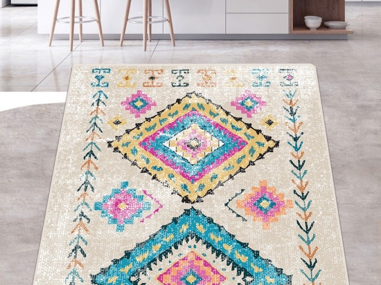Χαλί Taula 287CHL1527 Multi-Ecru Conceptum Hypnose 100X200cm