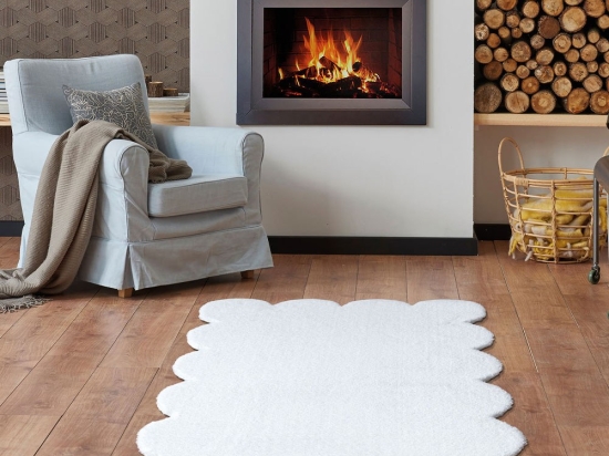 Χαλί Laser Plush 202BLY1225 White Conceptum Hypnose 80X150cm
