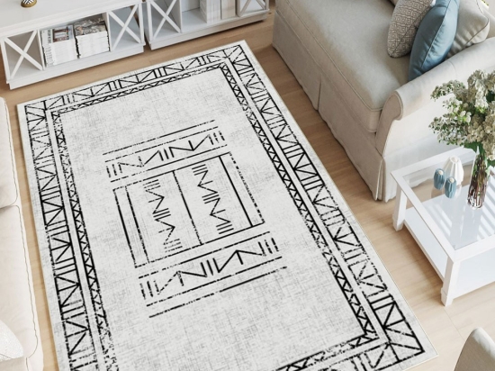 Χαλί W1051 213HFT1466 Light Grey-Black Conceptum Hypnose 80X150cm