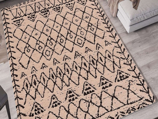 Χαλί W1068 Beige-Black Conceptum Hypnose 160X230cm