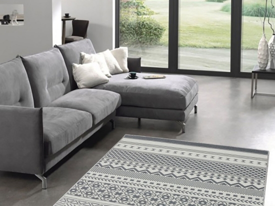 Χαλί W1081 213HFT1741 Ivory-Grey Conceptum Hypnose 100X200cm