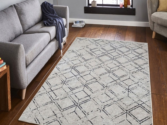 Χαλί W1166 213HFT2613 Grey-Black Conceptum Hypnose 100X150cm