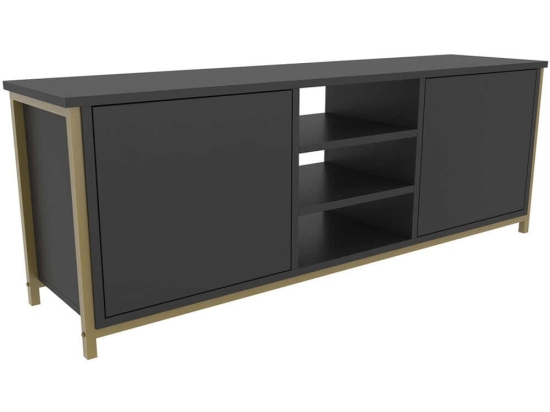 Έπιπλο Tηλεόρασης Otis 322RTC2272 140x35,3x50,8cm Gold-Anthracite