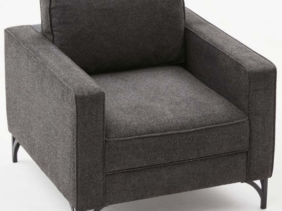 Πολυθρόνα Berlin 825BLC2790 80x91x83cm Anthracite