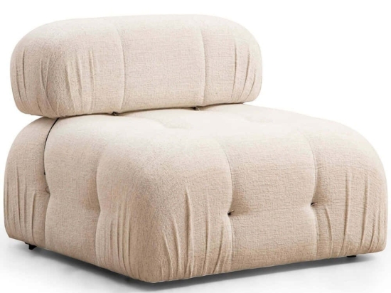 Πολυθρόνα Bubble 560ARE1437 95x95x75cm Cream
