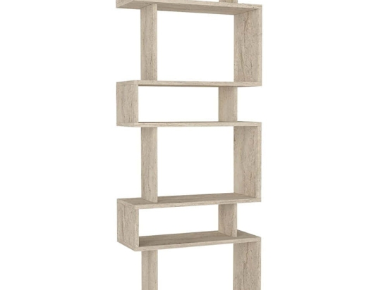 Βιβλιοθήκη Blok 804TRH3629 60x19,5x165cm Travertine Beige