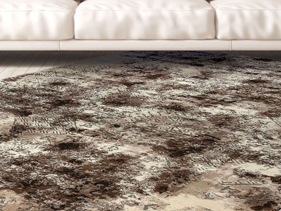 Χαλί Thema 4645/958 Καφέ-Μπεζ Colore Colori 200X200cm Round