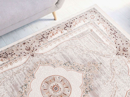 Χαλί Akropolis 525 Grey-Salmon Kayoom 160X230cm