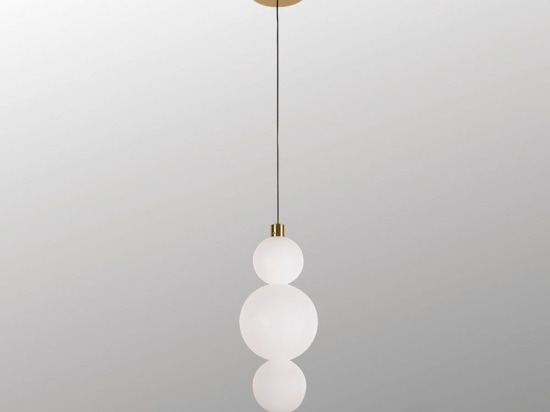 Φωτιστικό Οροφής Κρεμαστό 01426.07 9W LED 3000K 900Lm 30x12cm Gold Luma
