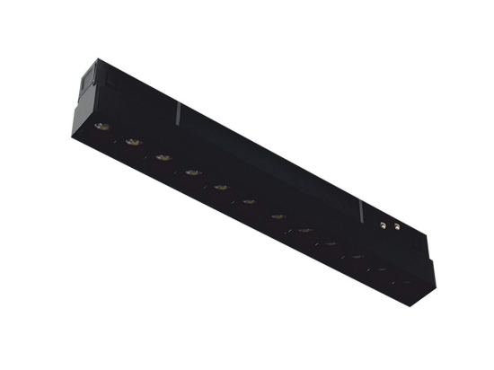 Γραμμικό Φωτιστικό Μαγνητικής Ράγας MEYE1230W 22cm Led 1000lm 12W 3000K Black Aca