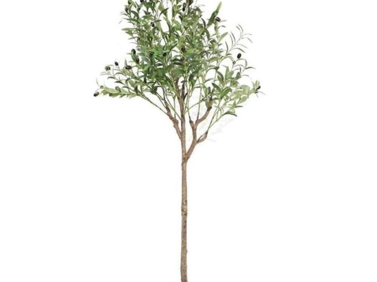 Τεχνητό Δέντρο Ελιά NP1384_150 Ύψος 150cm Green New Plan Πλαστικό, Ύφασμα
