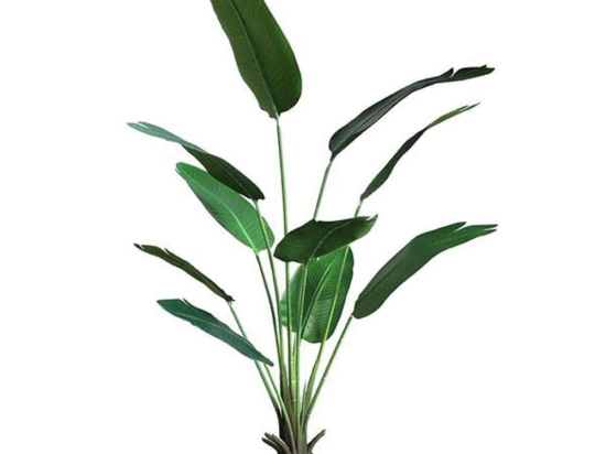 Τεχνητό Δέντρο Μπανανιά NP1411_160 Ύψος 160cm Green New Plan Πλαστικό, Ύφασμα
