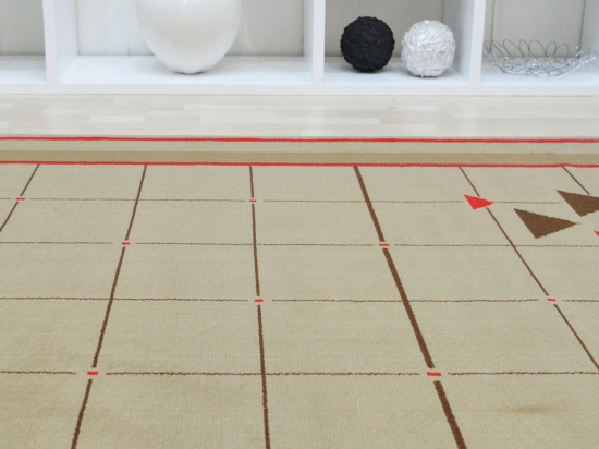 Χαλί Clack Domoral 3380 Beige-Red 167X225cm