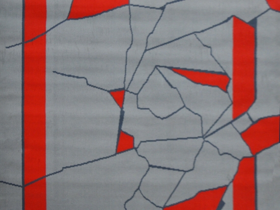 Χαλί Digital Dolan 7110 Grey-Red 190X280cm