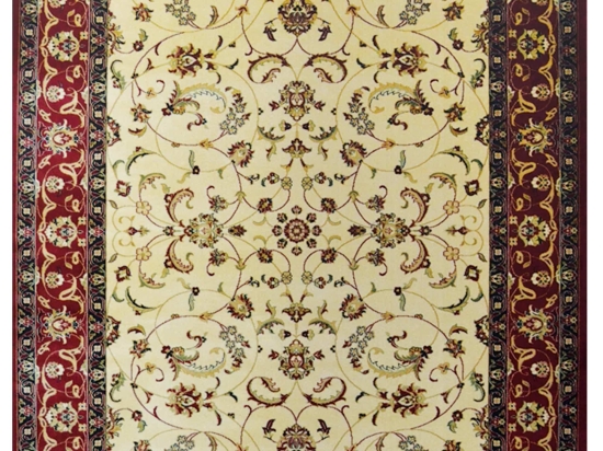 Χαλί Nain 6284-160 Brown-Beige Merinos 166Χ236cm