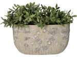 ΚΑΣΠΩ ARTELIBRE ΟΒΑΛ ΛΟΥΛΟΥΔΙΑ ΙΒΟΥΑΡ ΤΣΙΜΕΝΤΟ 38X15X22CM
