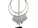 ΔΙΑΚΟΣΜΗΤΙΚΟ ARTELIBRE ΚΟΛΛΙΕ ΜΕ ΧΑΝΤΡΕΣ ΞΥΛΟ 25X10X46CM ΣΕ 2 ΧΡΩΜΑΤΑ