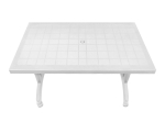 ΤΡΑΠΕΖΙ ΠΟΛΥΠΡΟΠΥΛΕΝΙΟΥ CALLAN MEGAPAP ΧΡΩΜΑ ΛΕΥΚΟ 140X80X73ΕΚ.
