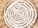 ΕΠΙΤΡΑΠΕΖΙΟ ΔΙΑΚΟΣΜΗΤΙΚΟ HM4224 ΙΝΕΣ RAFFIA ΣΕ ΦΥΣΙΚΟ-ΜΑΥΡΗ ΞΥΛΙΝΗ ΒΑΣΗ 18x9x43Υεκ.