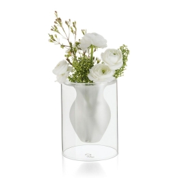 Βάζο Esmeralda 149002 16cm Clear Philippi Γυαλί