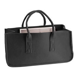 Εφημεριδοθήκη Mellow PT1464GY 26x26cm Grey Present Time Τσόχα