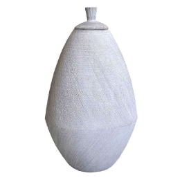 Δοχείο Με Καπάκι NFU405 15x26cm White Espiel Πορσελάνη