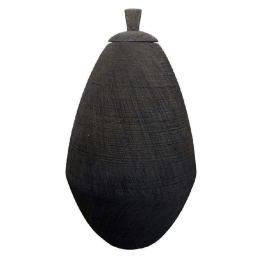 Δοχείο Με Καπάκι NFU406 15x26cm Grey Espiel Πορσελάνη