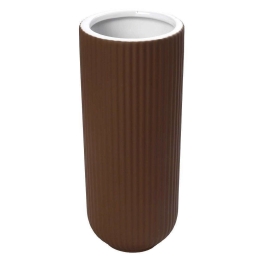 Βάζο Κεραμικό KLA323K1 12x29cm Brown Espiel Κεραμικό
