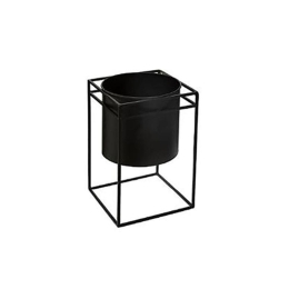 Κασπώ Με Μεταλλική Βάση 07.164294A 16Χ16Χ25cm Black Μέταλλο