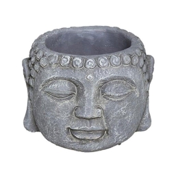 Κασπώ Βούδας 07.168503A Φ11,5cm Dark Grey Τσιμέντο