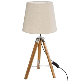 Φωτιστικό Επιτραπέζιο Bamboo 07.136663C 58cm 1xE27 White Bamboo