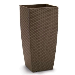 Κασπώ Natura 10.07.0106 31x31x56,5cm Brown-Grey Πλαστικό