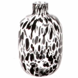 Βάζο Γυάλινο Panther 012.862296028 12x19cm White Γυαλί