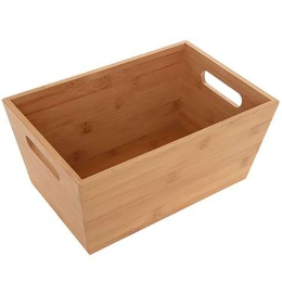 Καλάθι Αποθήκευσης Bamboo 07.160903 30x20x13cm Beige Bamboo