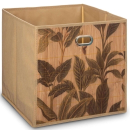 Καλάθι Αποθήκευσης Bamboo Style 07.174574 31x31cm Beige Ύφασμα