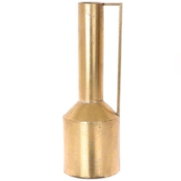 Βάζο Αμφορέας 012.862259593 16,5x50cm Gold Μέταλλο