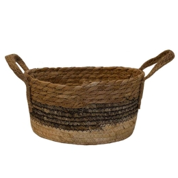 Καλάθι Ψάθινο 00.06.61132 24,5x21x12cm Multi Ψάθα