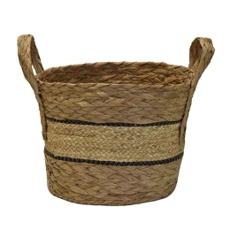 Καλάθι Ψάθινο 00.06.67537 30x25cm Natural-Ecru Ψάθα