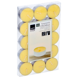 ΚΕΡΙΑ ΡΕΣΩ CITRONELLA TEALIGHT 15ΤΜΧ ARTI CASA