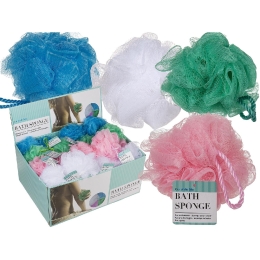 ΣΦΟΥΓΓΑΡΙ ΜΠΑΝΙΟΥ NYLON 12CM ΣΕ 4 ΧΡΩΜΑΤΑ