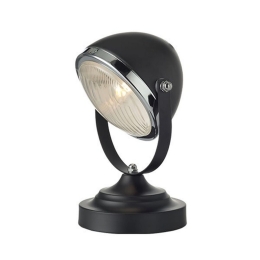 Επιτραπέζιο Φωτιστικό ML306131TBK Black Μέταλλο,Γυαλί