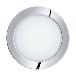 Φωτιστικό Σποτ Led Χωνευτό 96055 1200lm 3000K Silver Fueva 1 Eglo Στρόγγυλο Μέταλλο,Πλαστικό