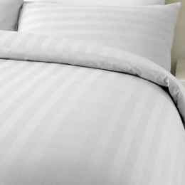 Bonsai Home Σεντόνι Βαμβακοσατέν 300 TC King Size 250×280 – LS3 Ρίγα Λευκό