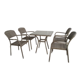 Coffee set τριών τεμαχίων από wicker