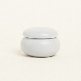 Beauty Home ΚΕΡΑΜΙΚΗ ΜΠΙΖΟΥΤΙΕΡΑ ΜΑΚΑΡΟΝ 6,5 x 5 cm ΓΚΡΙ
