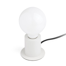Επιτραπέζιο Φωτιστικό Ten 62168 E27 max 15W White Faro Barcelona Ατσάλι