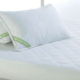 Κάλυμμα Στρώματος Dormibene Aloe Vera Palamaiki Ημίδιπλο 100x200cm 100% Βαμβάκι