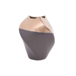 Βάζο Κεραμικό 003-92-016 21,5cm 605600-1 Bronze Κεραμικό