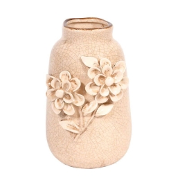 Βάζο Κεραμικό 0035-91-024 19,5cm 1805 Beige Κεραμικό