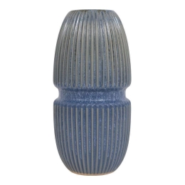 Βάζο Διακοσμητικό 31cm Blue 1-0033-00-033 Etiquette Κεραμικό